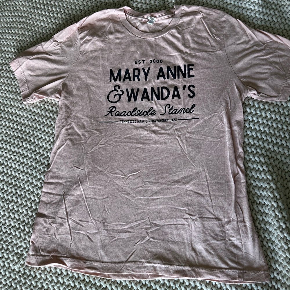Bella Canvas Light Pink Graphic Tee Goodbye Earl Themed